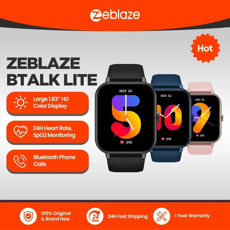Relógio Inteligente de Pulso, Zeblaze-Smartwatch Btalk Lite - CleanShop